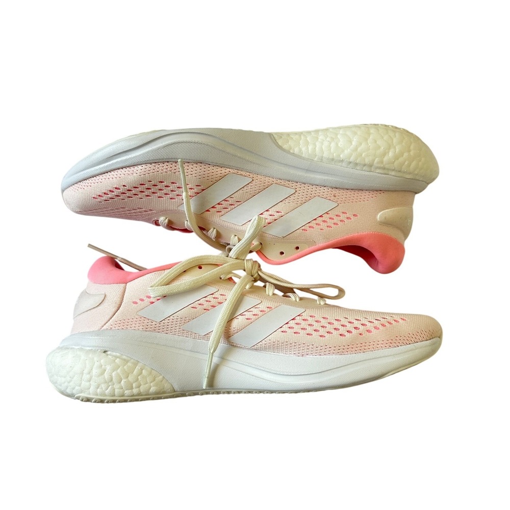 Adidas Supernova 2 Womens 10 White Beam Pink Running Shoes GY3528 Boost Sneakers - Picture 4 of 10